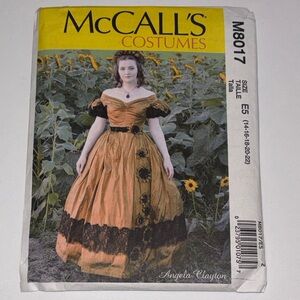 McCall's Costumes M8017 Women's Victorian Dress Costume E5 14-16-20-22 Cosplay